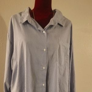 Stripes button down shirt